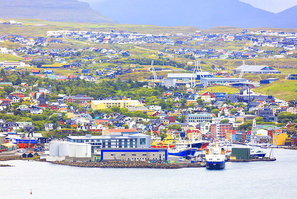 Harbour of Torshavn, Streymoy Island, Faroe Islands, Denmark, Europe