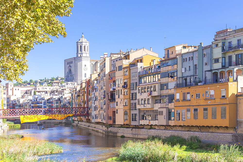 Eiffel Bridge, Girona, Catalonia, Spain, Europe