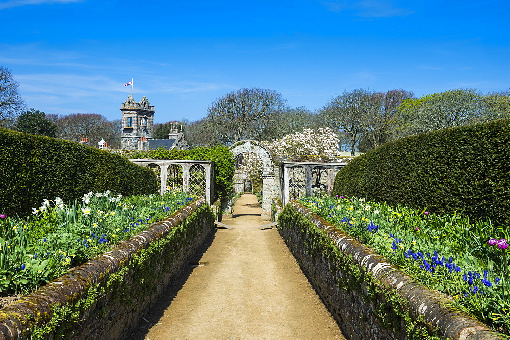 La Seigneurie house and gardens, Sark, Channel Islands, United Kingdom, Europe