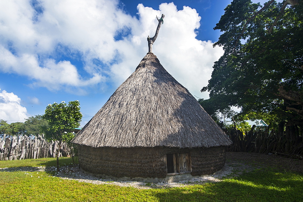 Karnak tribal compund, Saint Joseph, Ouvea, Loyalty Islands, New Caledonia, Pacific