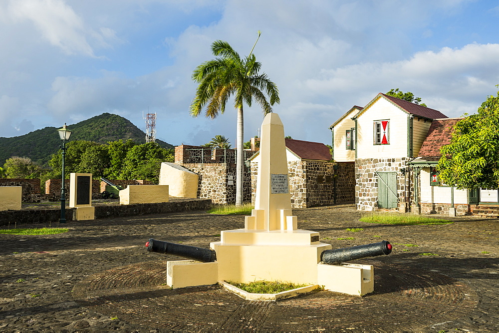 Fort Oranje, Oranjestad, capital of St. Eustatius, Statia, Netherland Antilles, West Indies, Caribbean, Central America