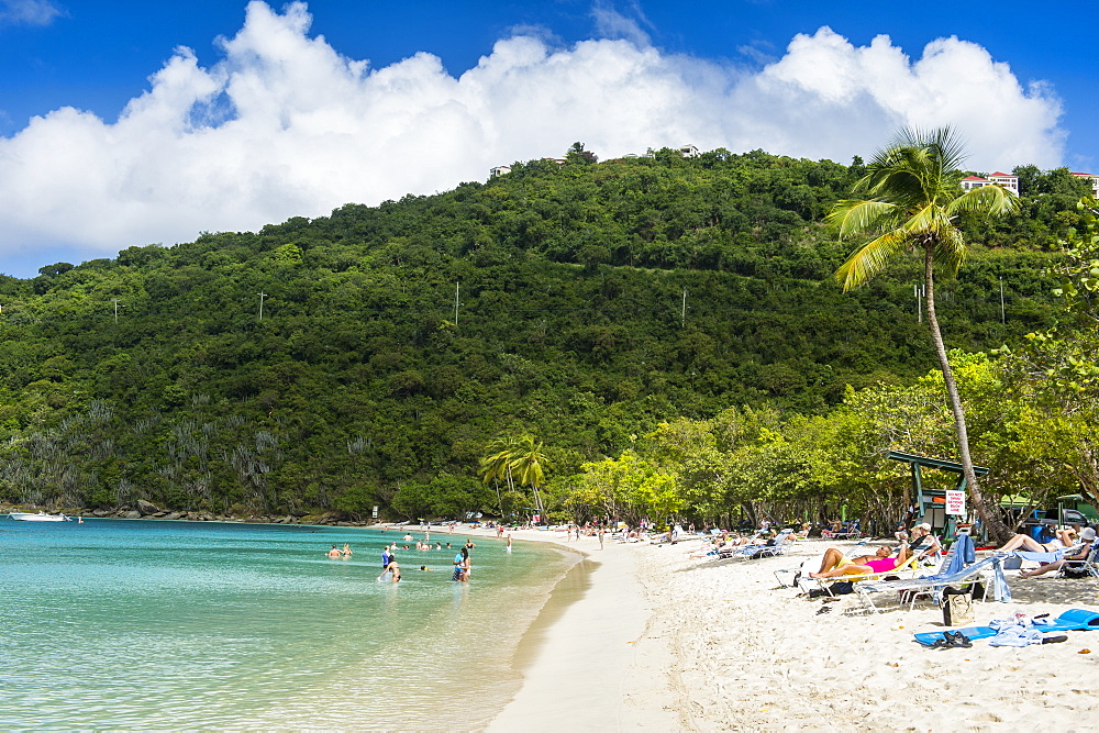 Magens Bay beach, St. Thomas, US Virgin islands, West Indies, Caribbean, Central America