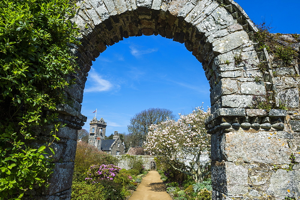 La Seigneurie house and gardens, Sark, Channel Islands, United Kingdom, Europe