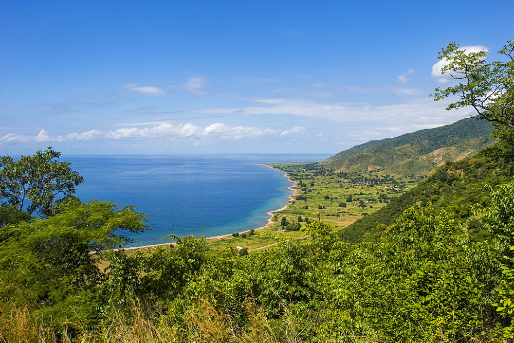 View over Lake Malawi near Livingstonia, Malawi, Africa