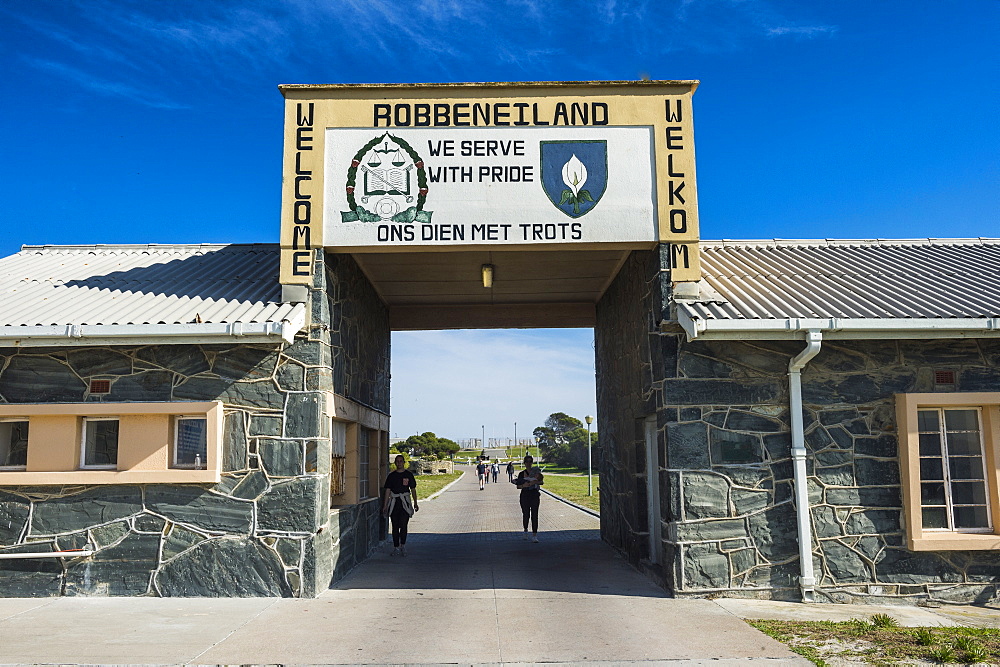 Entrance to Robben Island, UNESCO World Heritage Site, South Africa, Africa