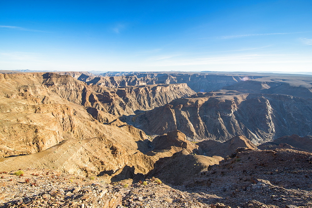 View over the Fish River Canyon, Namibia, Africa