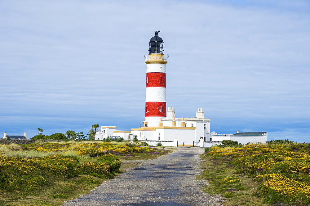 Point of Ayre Lighthouse, Isle of Man, crown dependency of the United Kingdom, Europe