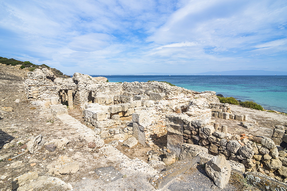 Archaeological site of Tharros, Sardinia, Italy, Mediterranean, Europe