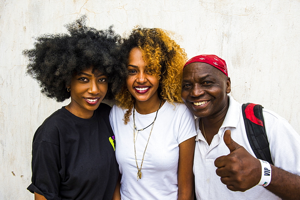 Locals posing for the camera, Bujumbura, Burundi, Africa