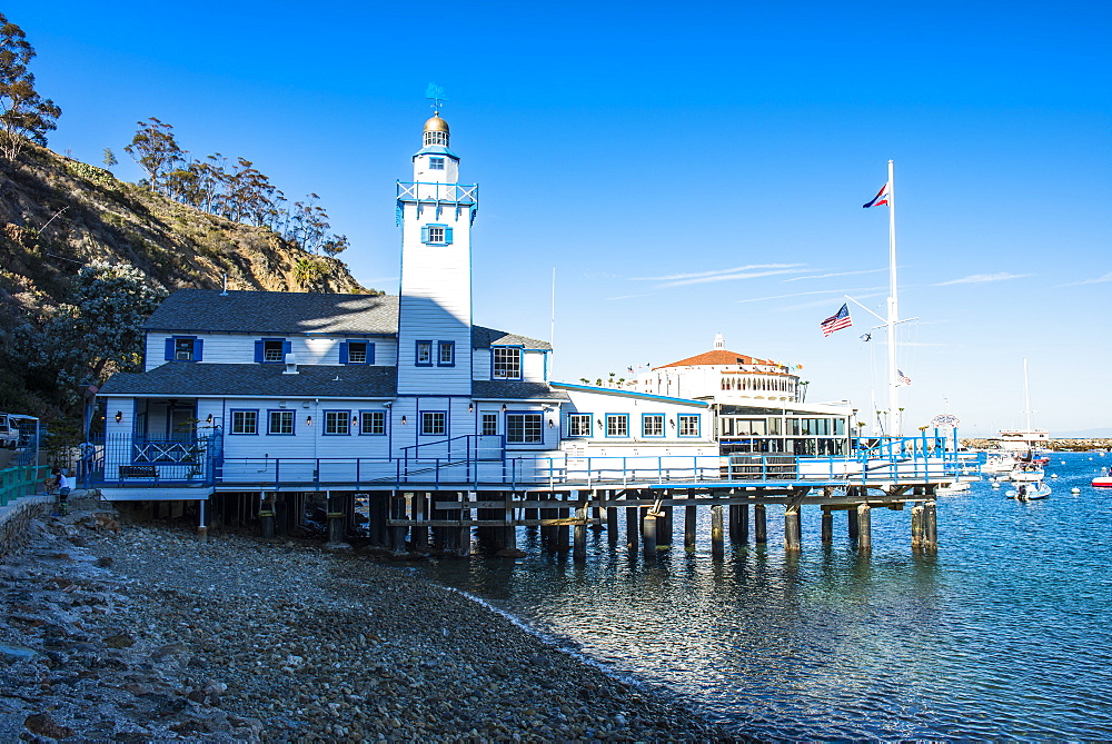 Catalina Yacht Club in Avalon, Santa Catalina Island, California, United States of America, North America