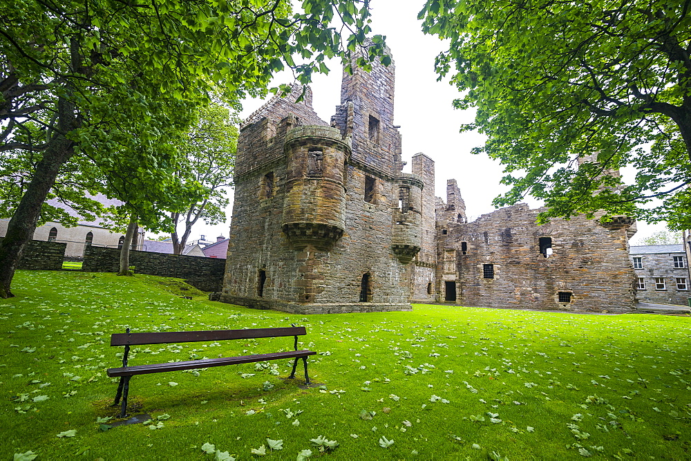 Bishop and Earls Palace of Kirkwall, Orkney Islands, Scotland, United Kingdom, Europe