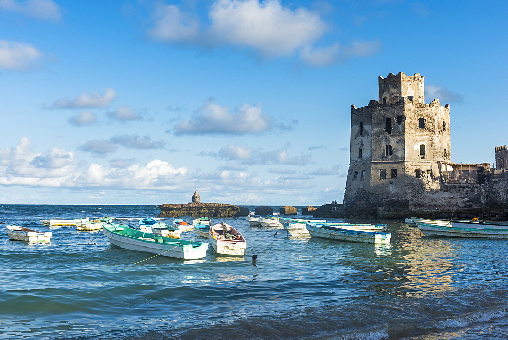 The Italian lighthouse in Mogadishu, Somalia, Africa