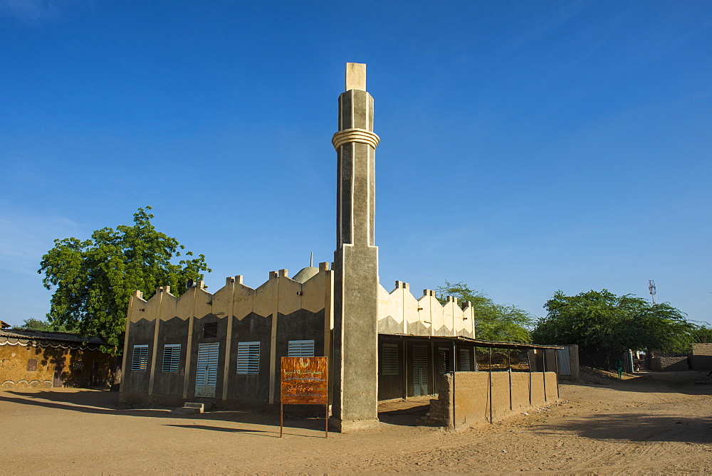 Traditional mosque, Gaoui, near N'Djamena, Chad, Africa