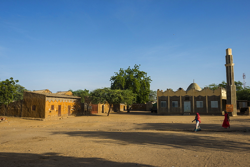 Traditional mosque, Gaoui, near N'Djamena, Chad, Africa