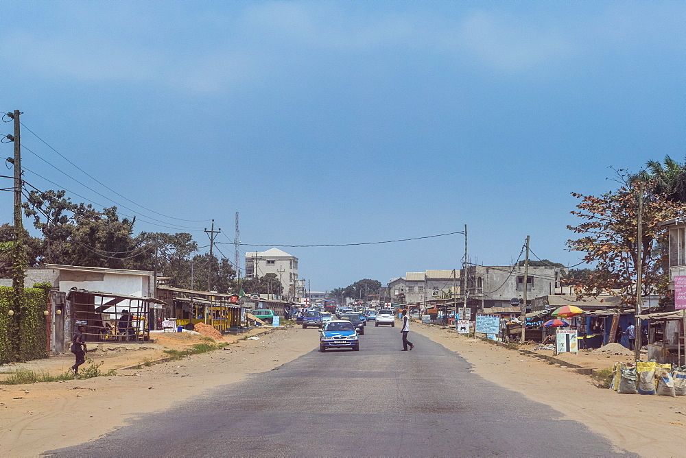 Downtown Pointe-Noire, Republic of the Congo, Africa