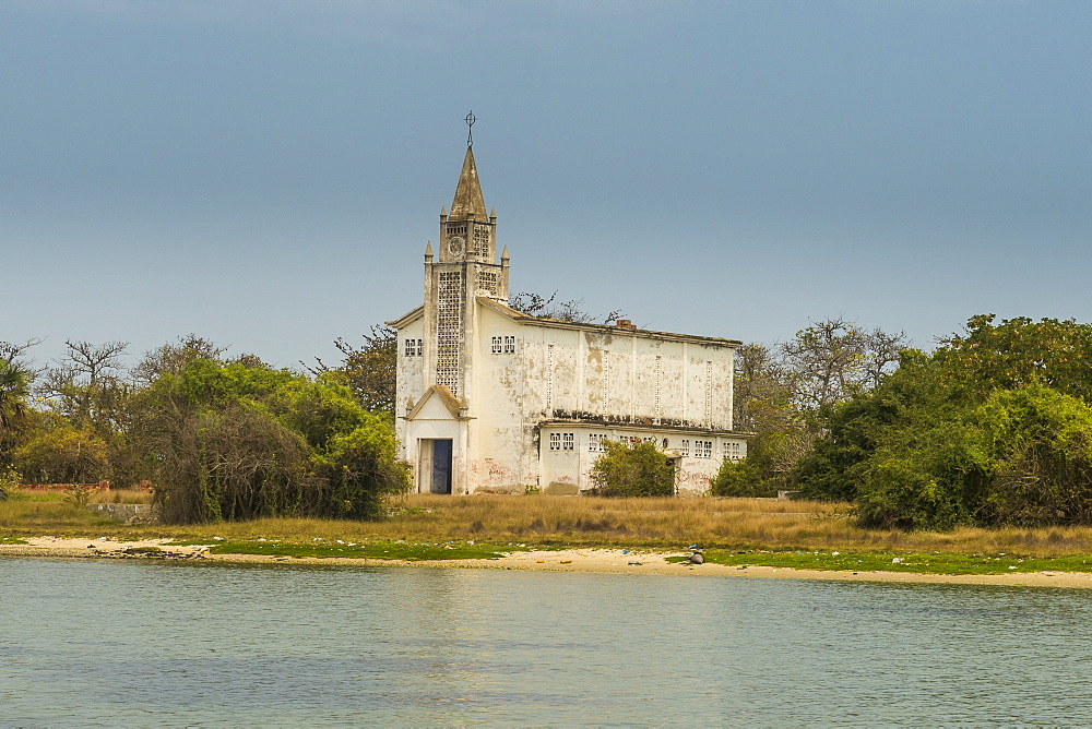 Church on Mussulo island, Luanda, Angola, Africa