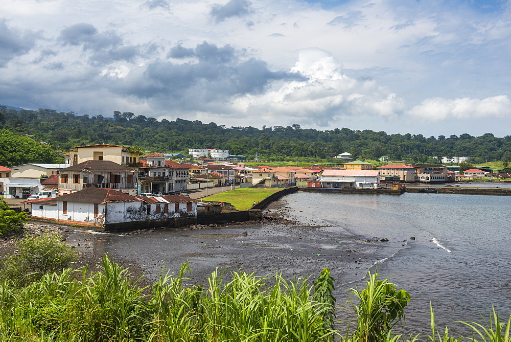 View over Luba, island of Bioko, Equatorial Guinea, Africa