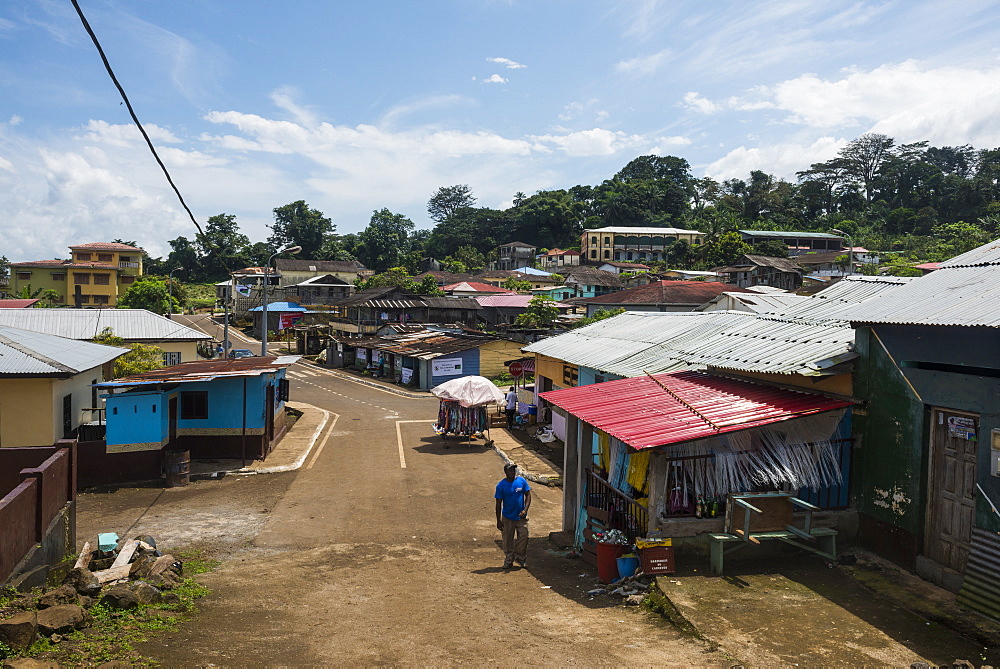 View over Batete, Bioko, Equatorial Guinea, Africa