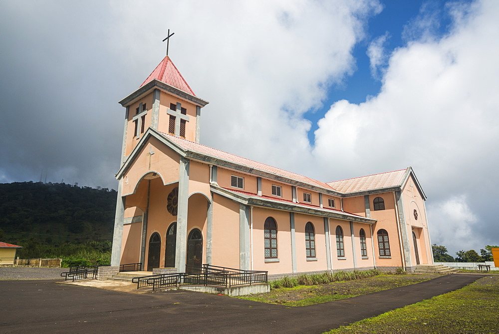 Church in Moka, Bioko, Equatorial Guinea, Africa