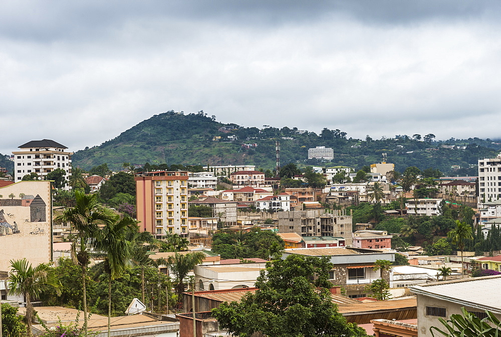 View over Yaounde, Cameroon, Africa