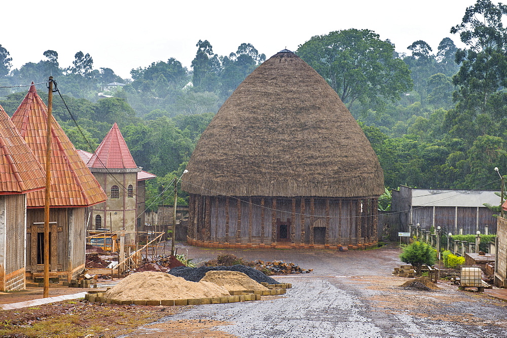 Large chiefdom, Bandjoun Palace, near Foumban, Cameroon, Africa