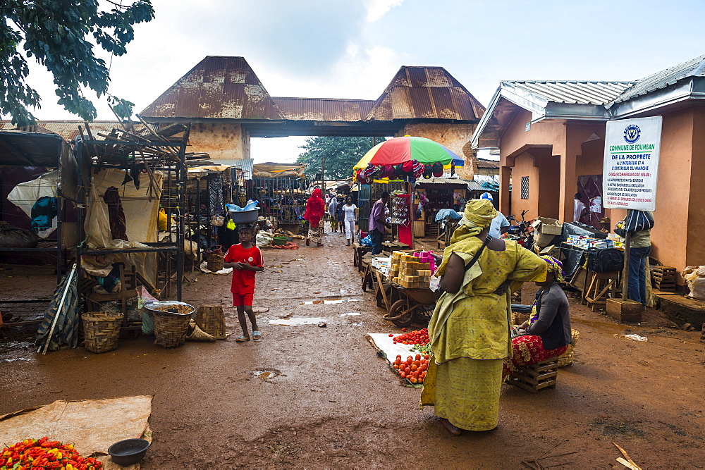 Market in Foumban, Cameroon, Africa