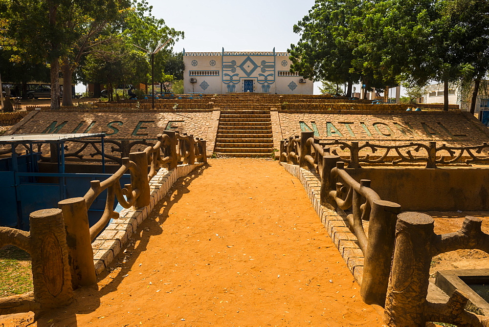 Traditional architecture building in the National Museum, Niamey, Niger, Africa