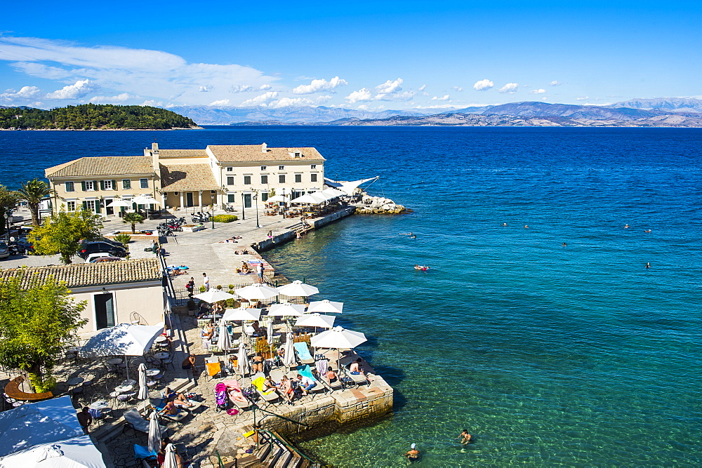 Faliraki restaurant, old town of Corfu, Ionian Islands, Greek Islands, Greece, Europe