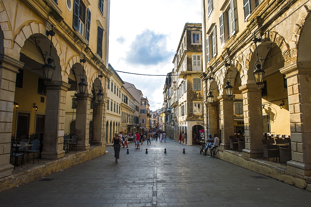 The old town of Corfu, Ionian Islands, Greek Islands, Greece, Europe