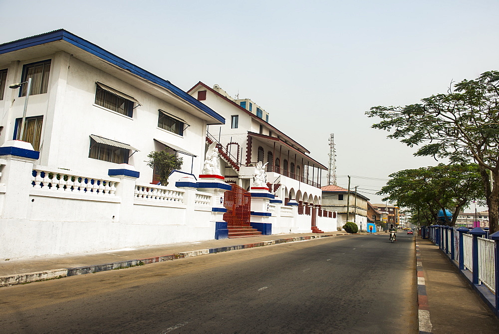 Kumba's place colonial building, Monrovia, Liberia, West Africa, Africa