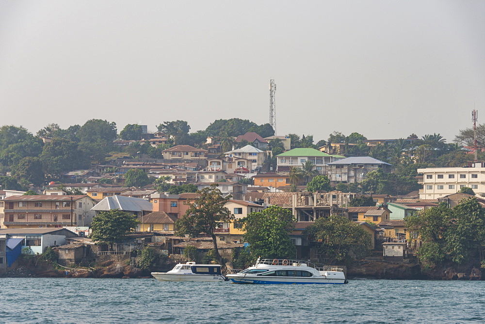 Skyline of Freetown, Sierra Leone, West Africa, Africa