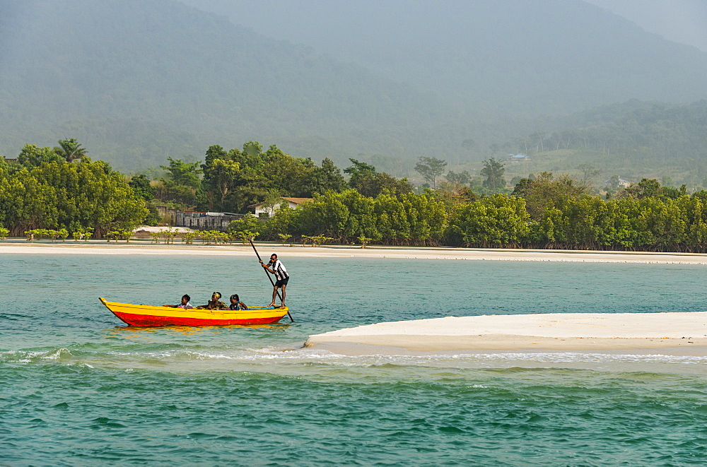 Two Mile Beach, Sierra Leone, West Africa, Africa