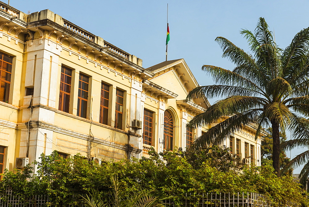 Old Portuguese architecture, Bissau, Guinea Bissau, West Africa, Africa