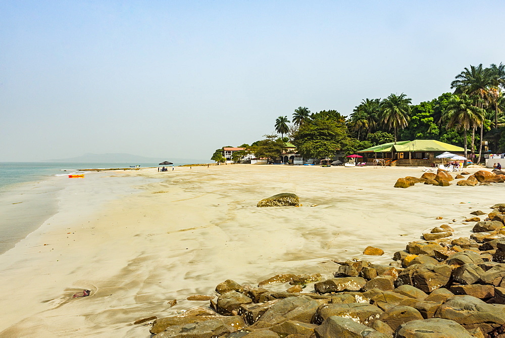 Beautiful remote beach on Los islands, Republic of Guinea, West Africa, Africa