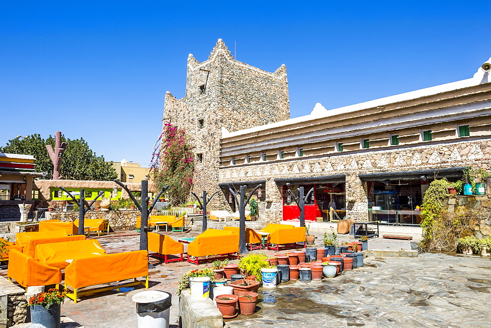 Traditional buildings in the Hamsan traditional village, Abha, Saudi Arabia, Middle East