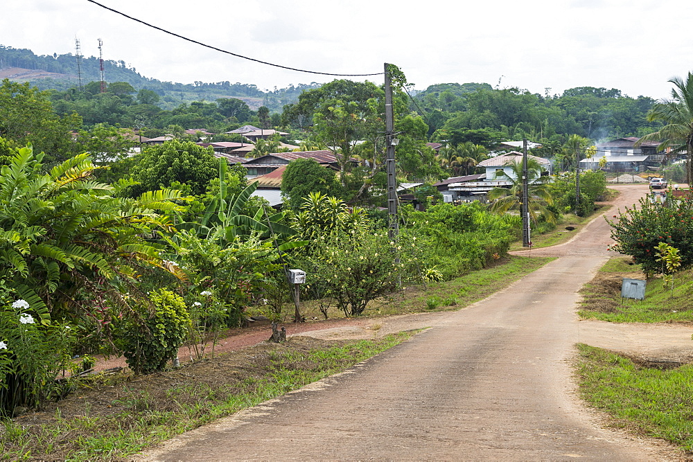 View over Cacao, French Guiana, Department of France, South America