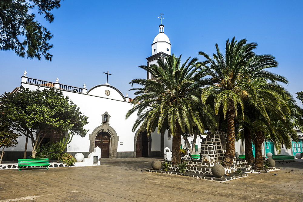 Parroquia de San Gines church, Arrecife, Lanzarote, Canary Islands, Spain, Atlantic, Europe