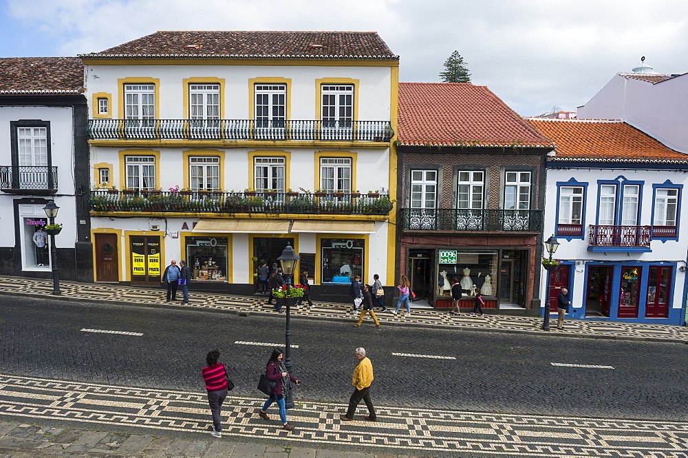 The old town, UNESCO World Heritage Site, Angra do Heroismo, Island of Terceira, Azores, Portugal, Atlantic, Europe