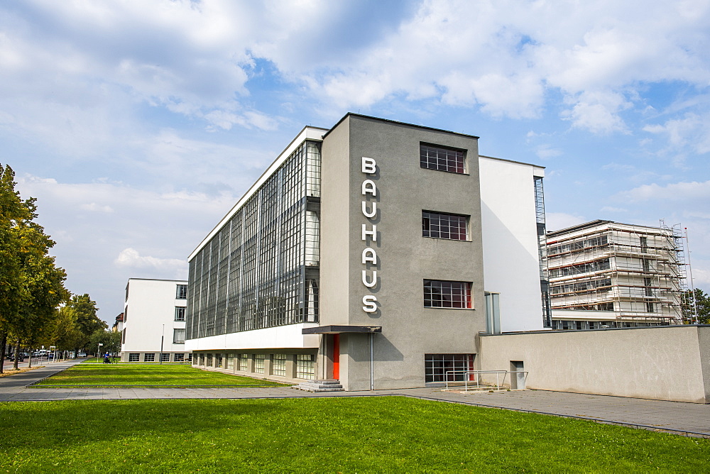 The Bauhaus College, UNESCO World Heritage Site, Dessau, Saxony-Anhalt, Germany, Europe