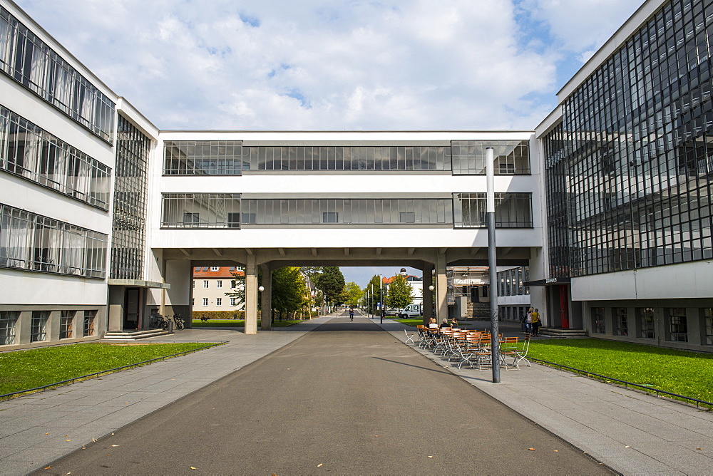 The Bauhaus College, UNESCO World Heritage Site, Dessau, Saxony-Anhalt, Germany, Europe