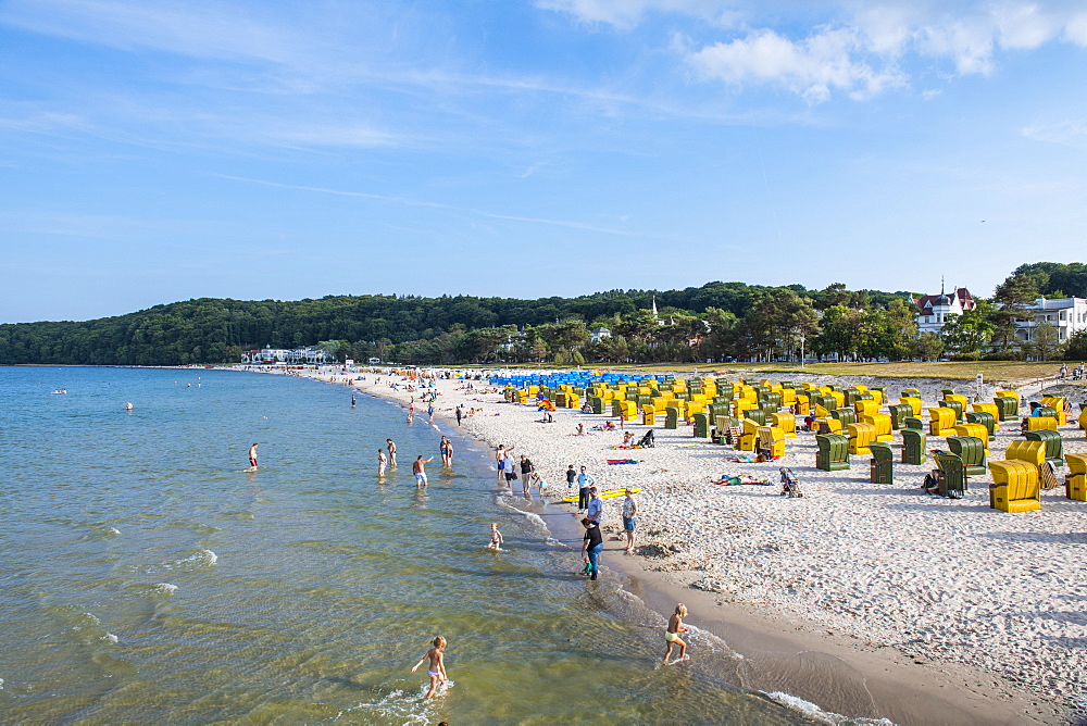 Seaside resort of Binz, Island of Rugen, Mecklenburg-Vorpommern, Germany, Europe