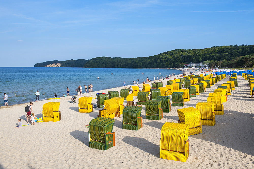 Seaside resort Binz, Island of Rugen, Mecklenburg-Vorpommern, Germany, Europe