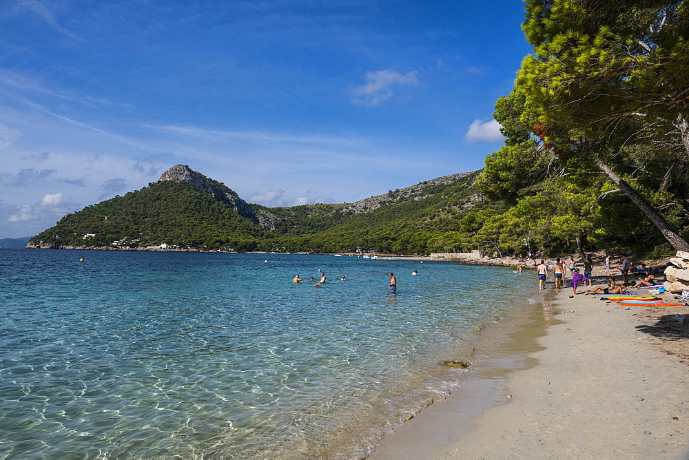 Cala Formentor beach, Cap Formentor, Mallorca, Balearic Islands, Spain, Mediterranean, Europe