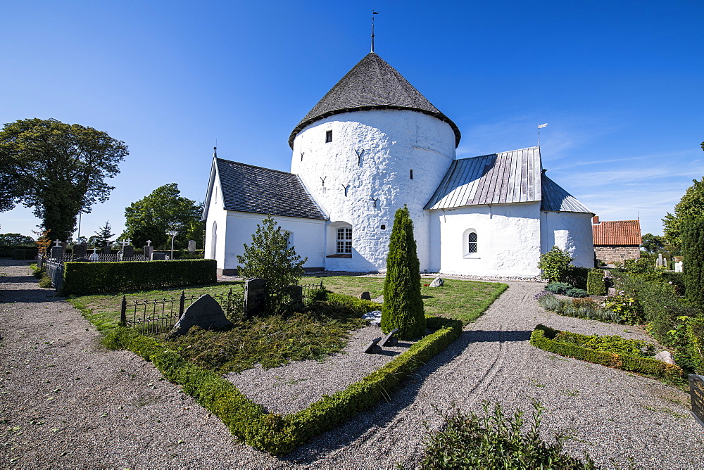 Nylars Round Church, Bornholm, Denmark, Scandinavia, Europe