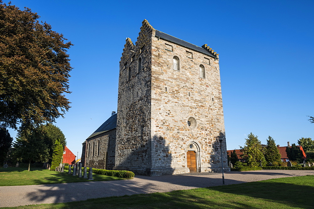 Aa Church, Aakirkeby, Bornholm, Denmark, Scandinavia, Europe