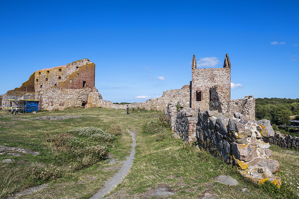 Hammershus Castle ruins, Bornholm, Denmark, Scandinavia, Europe