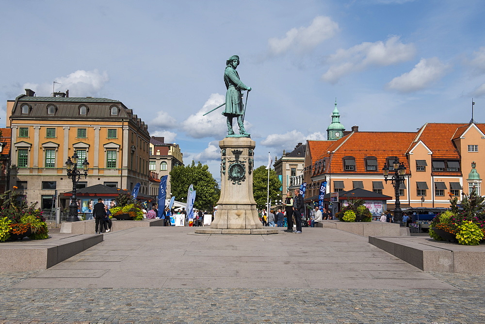 Town square of the Naval base of Karlskrona, UNESCO World Heritage Site, Sweden, Scandinavia, Europe