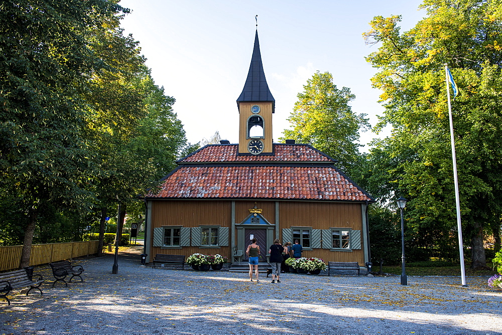 Old town hall of Sigtuna, oldest town of Sweden, Scandinavia, Europe