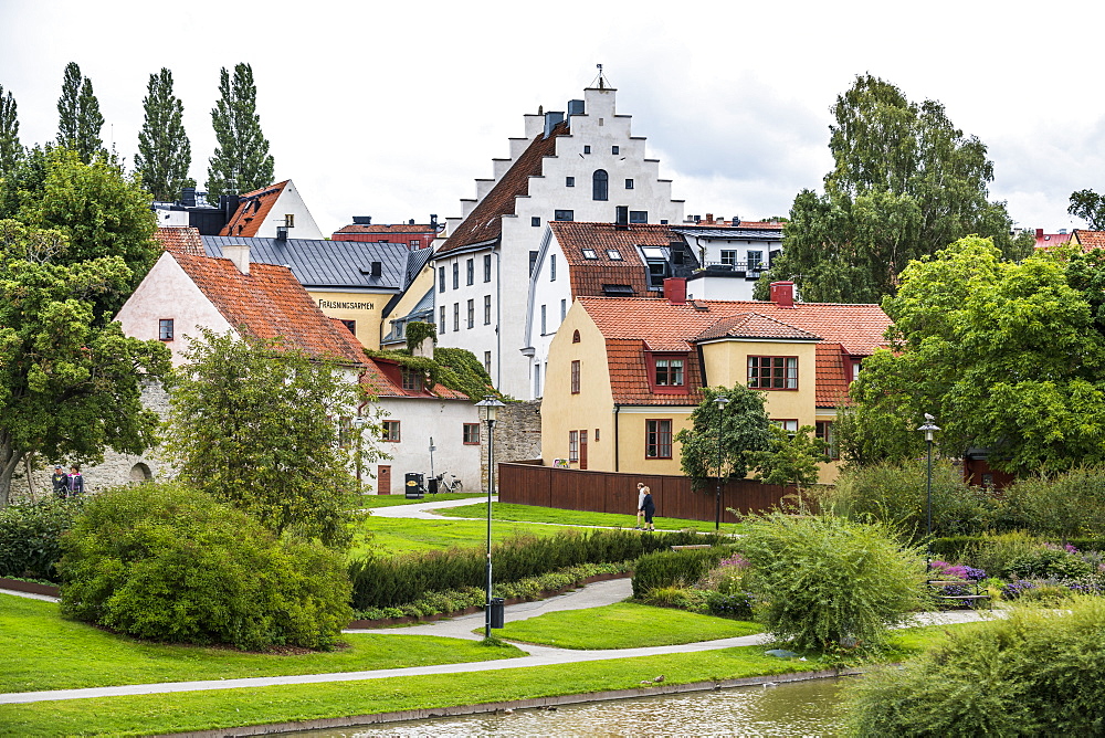 The town of Visby, UNESCO World Heritage Site, Gotland, Sweden, Scandinavia, Europe