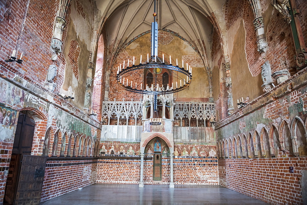 St. Mary's Church, Malbork Castle, UNESCO World Heritage Site, Malbork, Poland, Europe